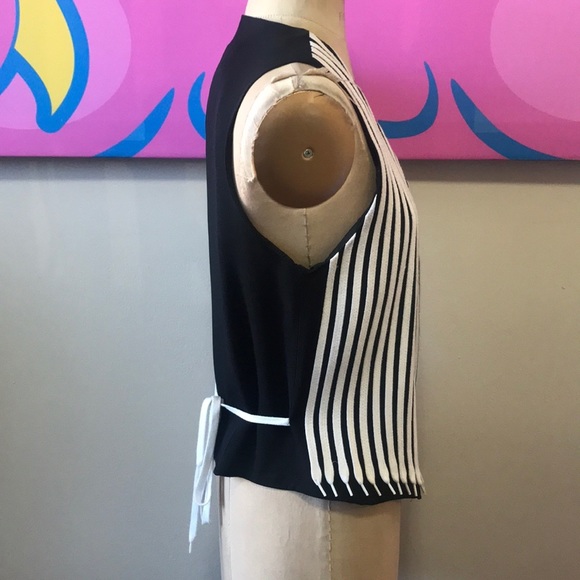 Moschino Cheap Chic Black White Shoe Laces Vest - Picture 4 of 8